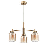 Franklite Caligo 3lt Fitting in Aged Brass