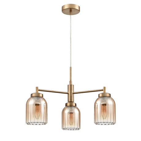 Franklite Caligo 3lt Fitting in Aged Brass