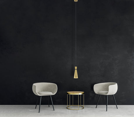Franklite Happy Slimline Pendant Satin Brass