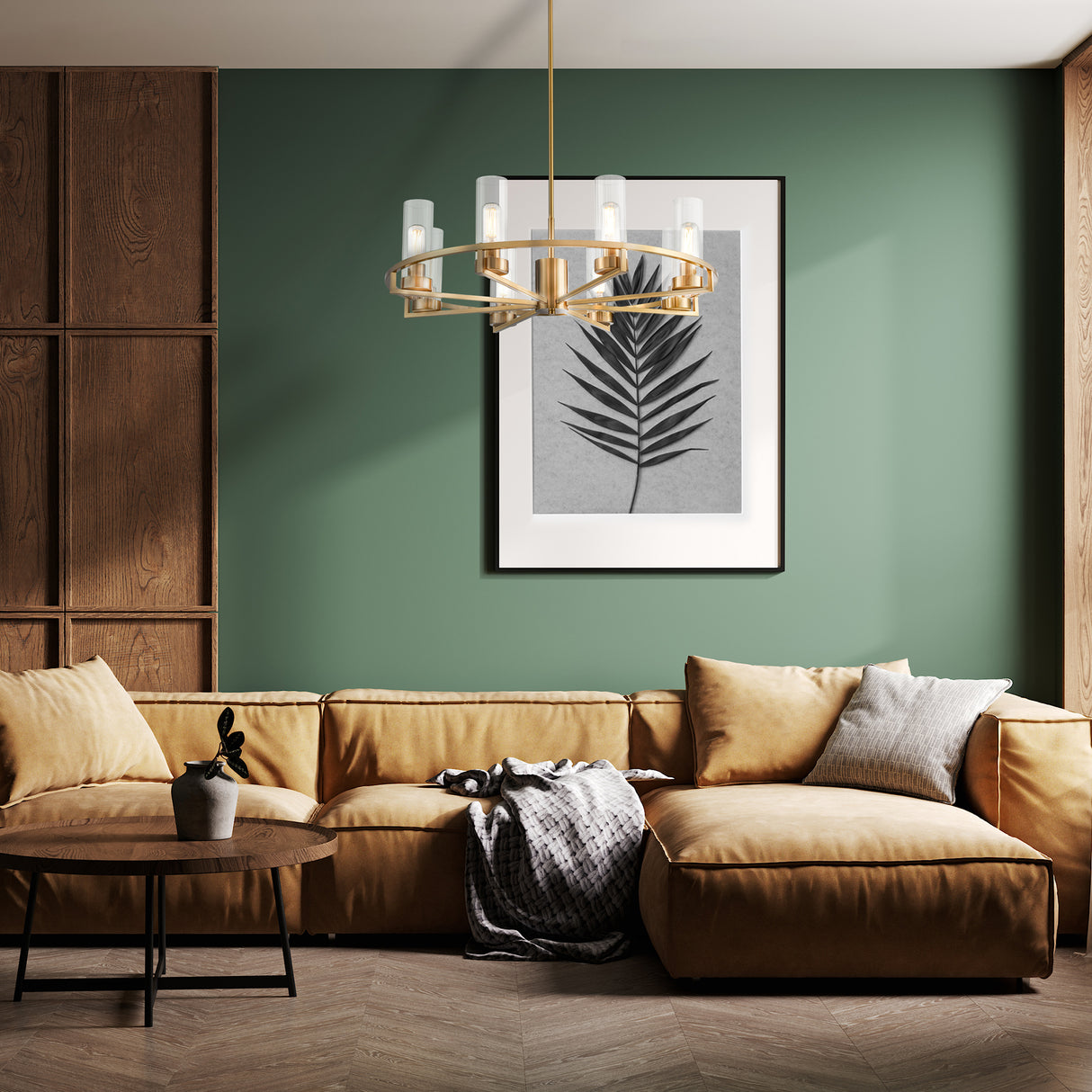 Franklite Camelot 8lt Pendant Chandelier