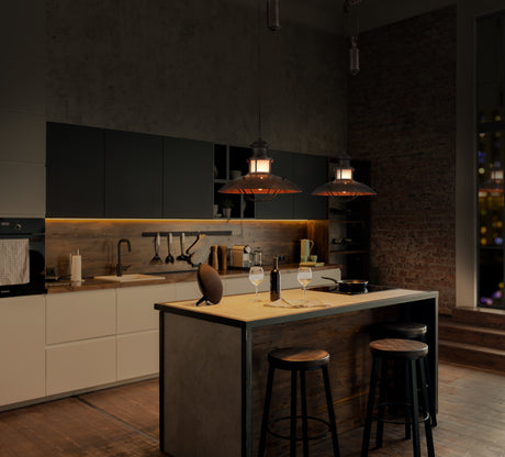 Franklite Newton Bronze Rise and Fall Pendant