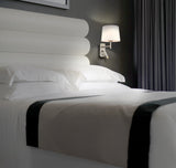 Franklite Christie Bedside Wall Light with Reader Satin Nickel