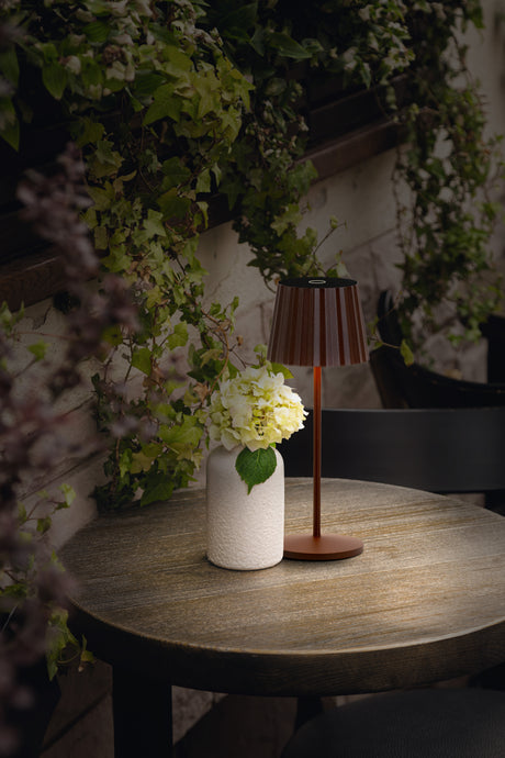 Franklite Explorer Portable Table Lamp in Rust IP65