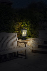 Franklite Dusk 2lt Exterior Bollard in Matt Black