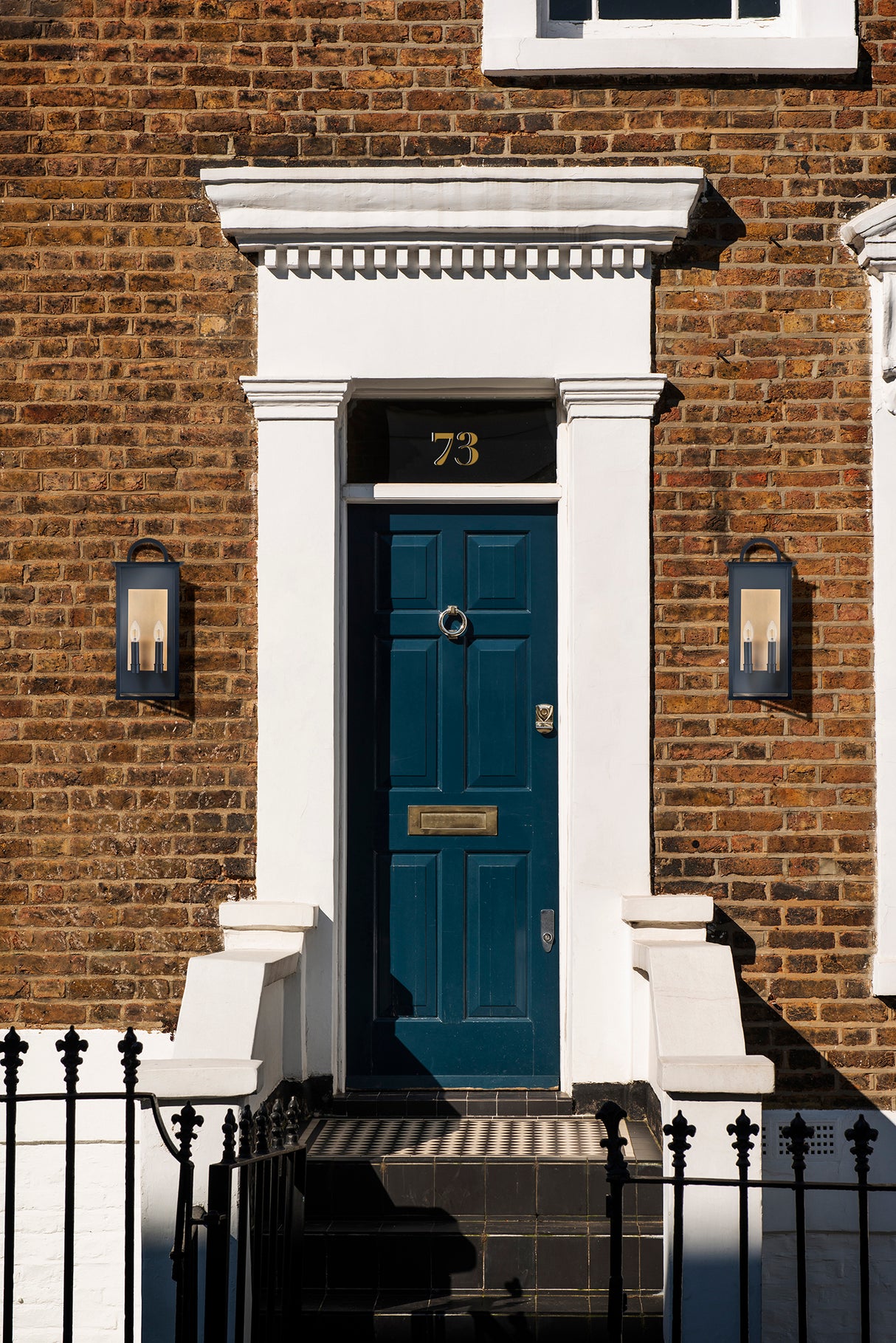 Franklite Nightingale Exterior Wall light Aged Brass Large