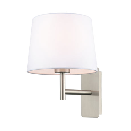 Franklite Christie Bedside Wall Light Satin Nickel