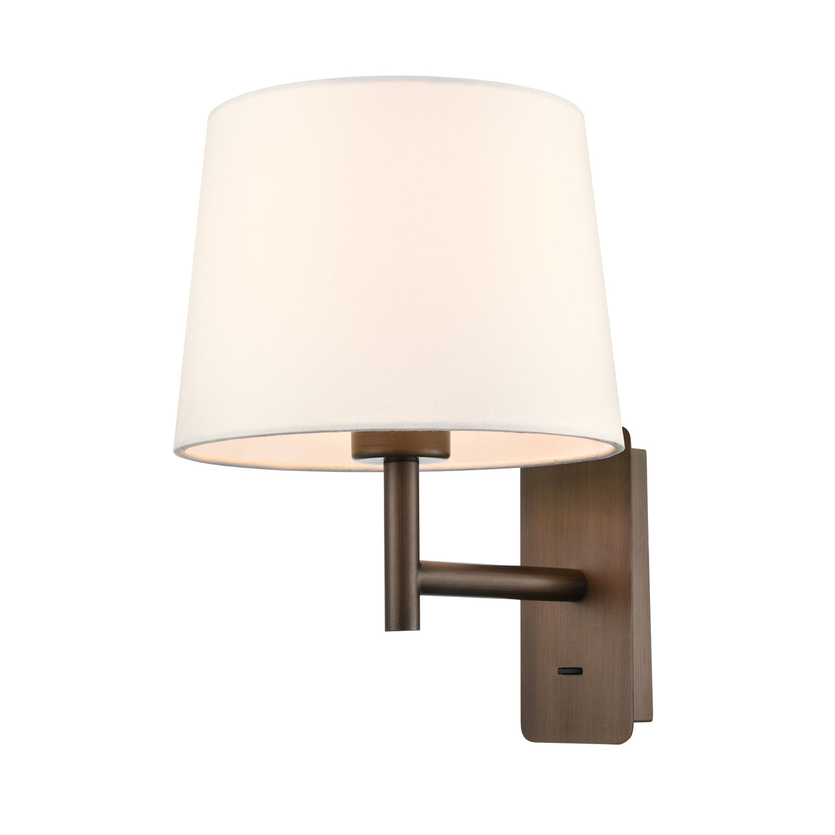 Franklite Christie Bedside Wall Light Brushed bronze