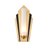 Franklite Chrysler Art Deco Bathroom wall light Gold/Black