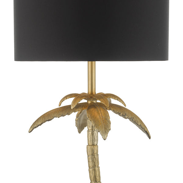 Dar Coco Floor Lamp Antique Gold With Shade –  from Amos Lighting + Home