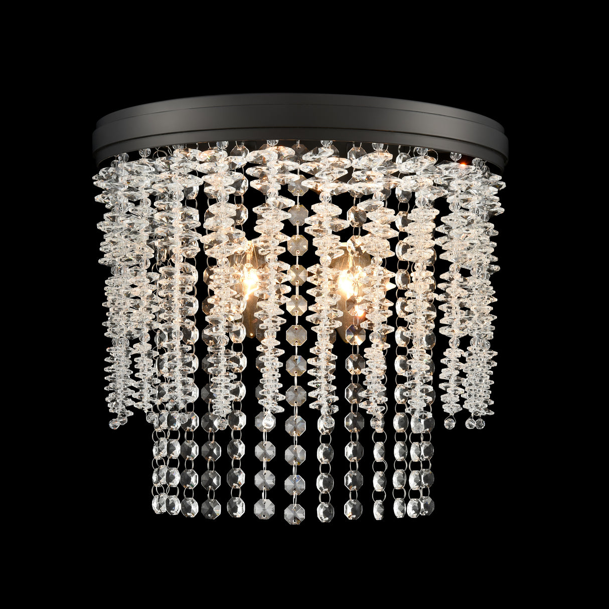 Franklite Coral Wall Light in Matt Black