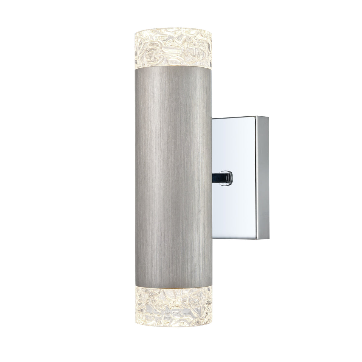 Franklite Cordelia Twin Wall Light Satin Nickel