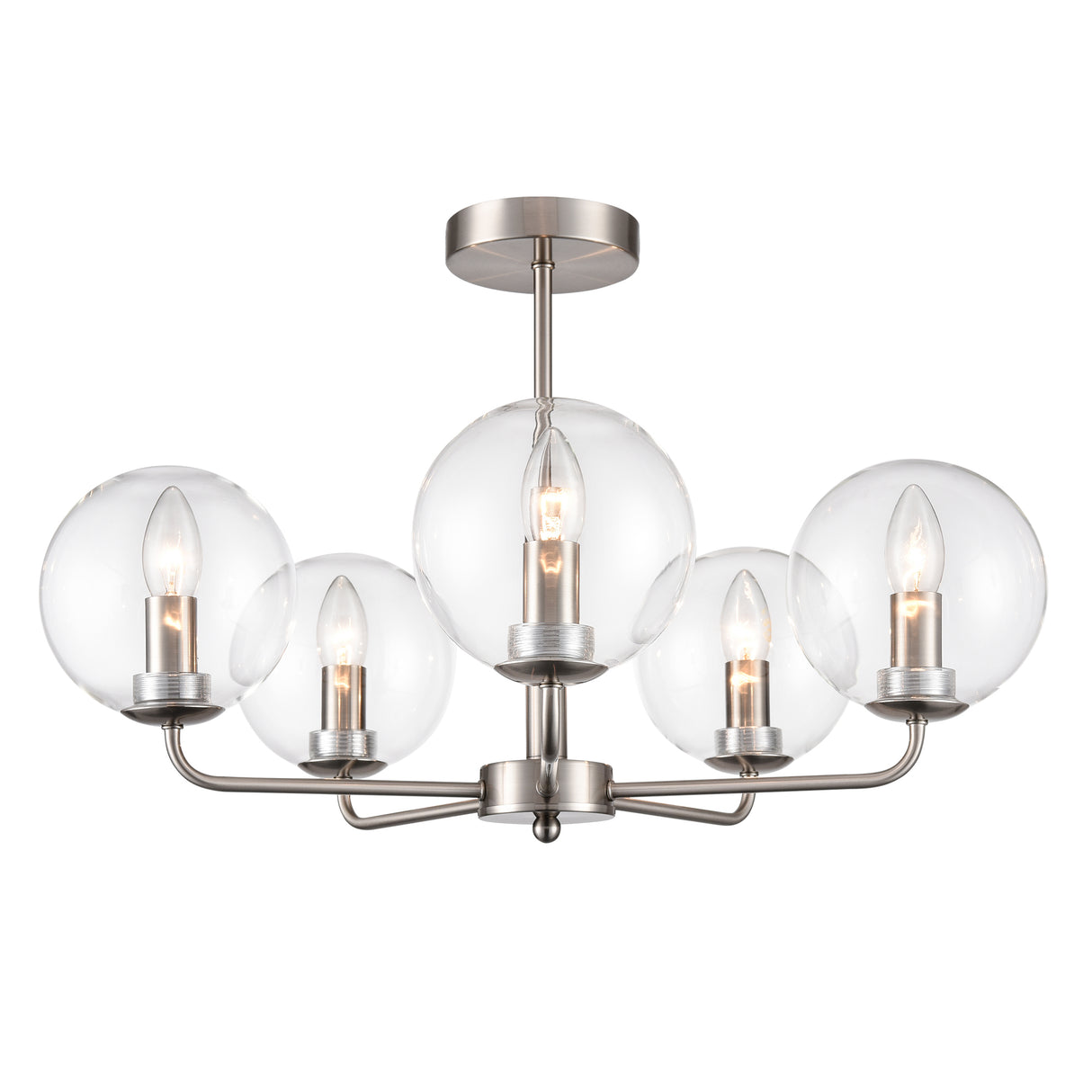 Franklite Court 5lt Fitting in Satin Nickel