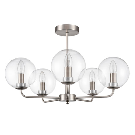 Franklite Court 5lt Fitting in Satin Nickel