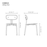 Umage Curious Oak Chair Brass Legs