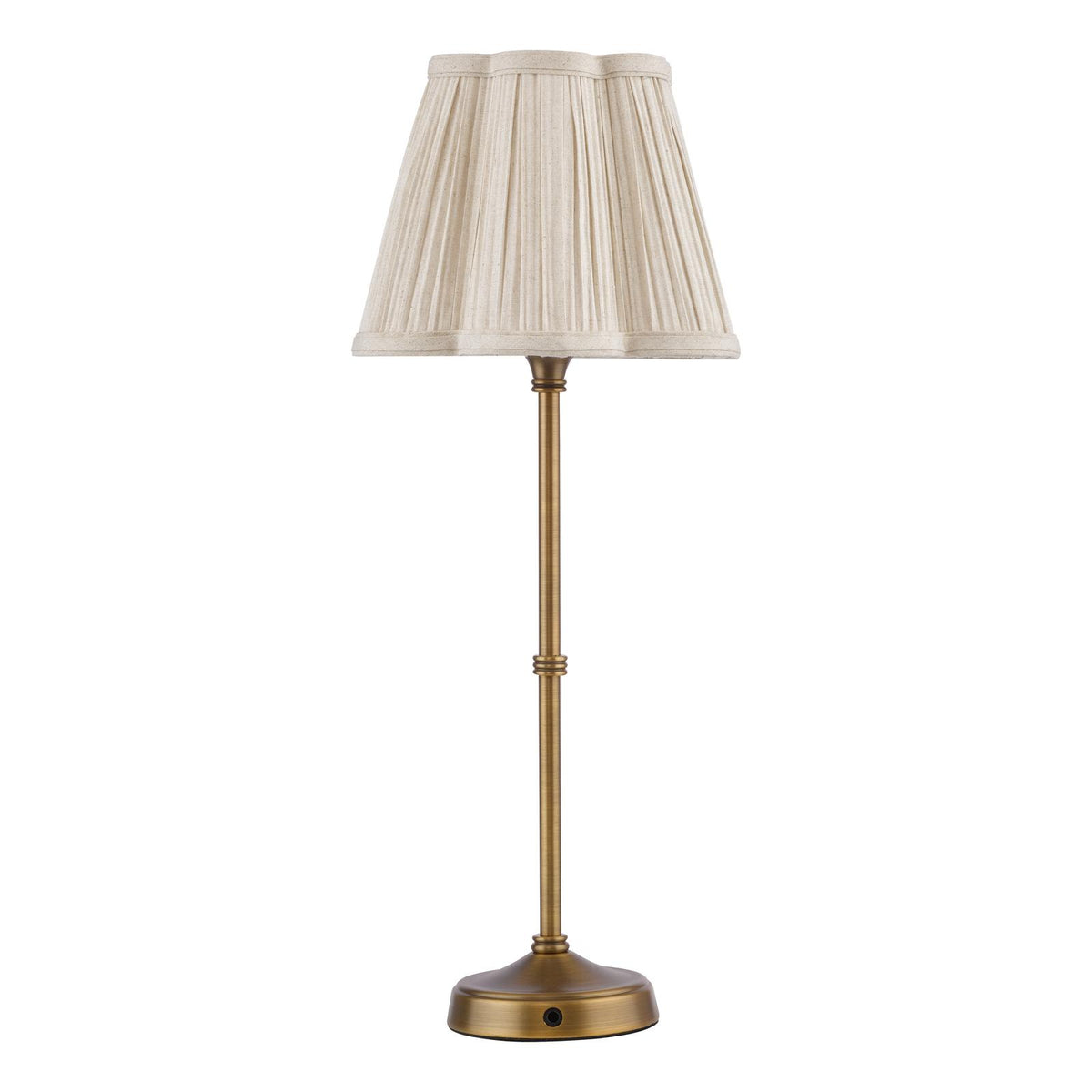 Dar Dahl Rechargeable Table Lamp Antique Bronze Base Only LED