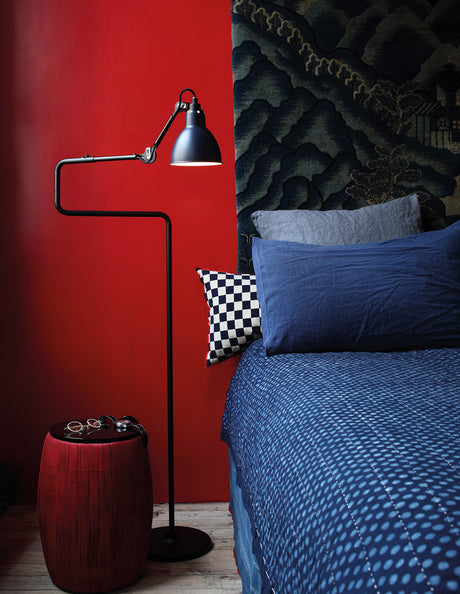 DCW Editions LAMPE GRAS N°411 Red Floor Lamp Conic Shade –  from Amos Lighting + Home