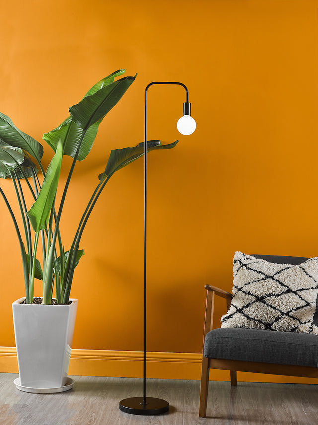 Dar Dena Floor Lamp Matt Black –  from Amos Lighting + Home