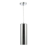 Dar Diaz Pendant Smoked Glass and Polished Chrome –  from Amos Lighting + Home