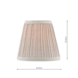 Dar Didina Natural Linen Tapered Drum Shade 15cm