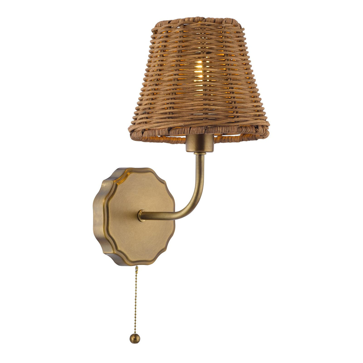 Dar Dijon Wall Light Antique Bronze Bracket Only