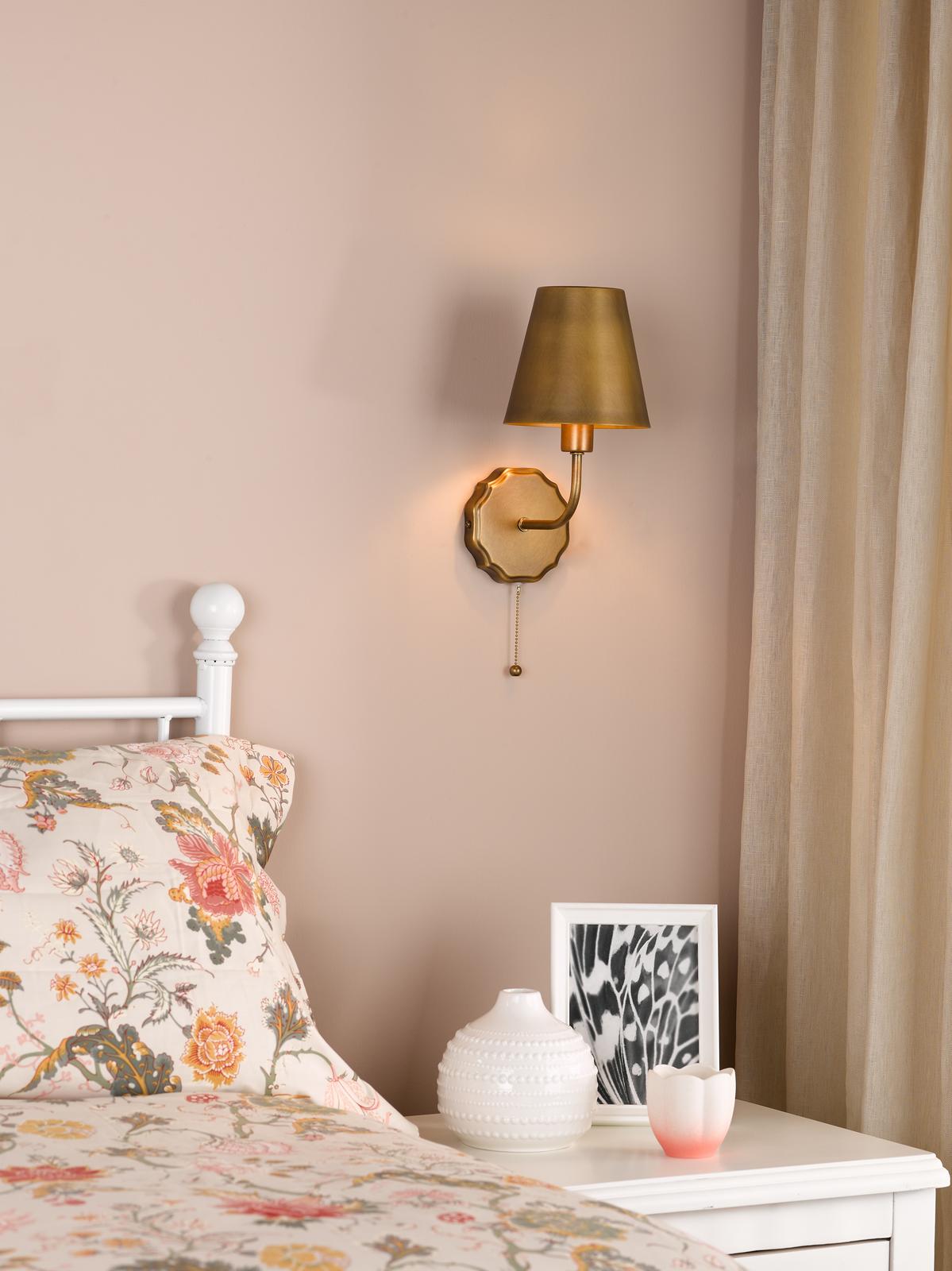 Dar Dijon Wall Light Antique Bronze Bracket Only