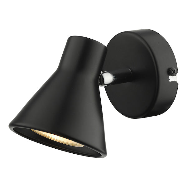 Dar Diza Single Spotlight Matt Black –  from Amos Lighting + Home