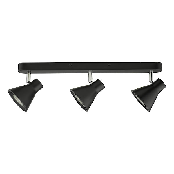 Dar Diza 3 Light Bar Spotlight Matt Black –  from Amos Lighting + Home