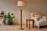 Nkuku Digha Wood & Metal Floor Lamp