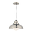 Dar Dynamo 1 Light Pendant Antique Chrome –  from Amos Lighting + Home