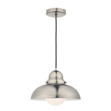 Dar Dynamo 1 Light Pendant Antique Chrome –  from Amos Lighting + Home