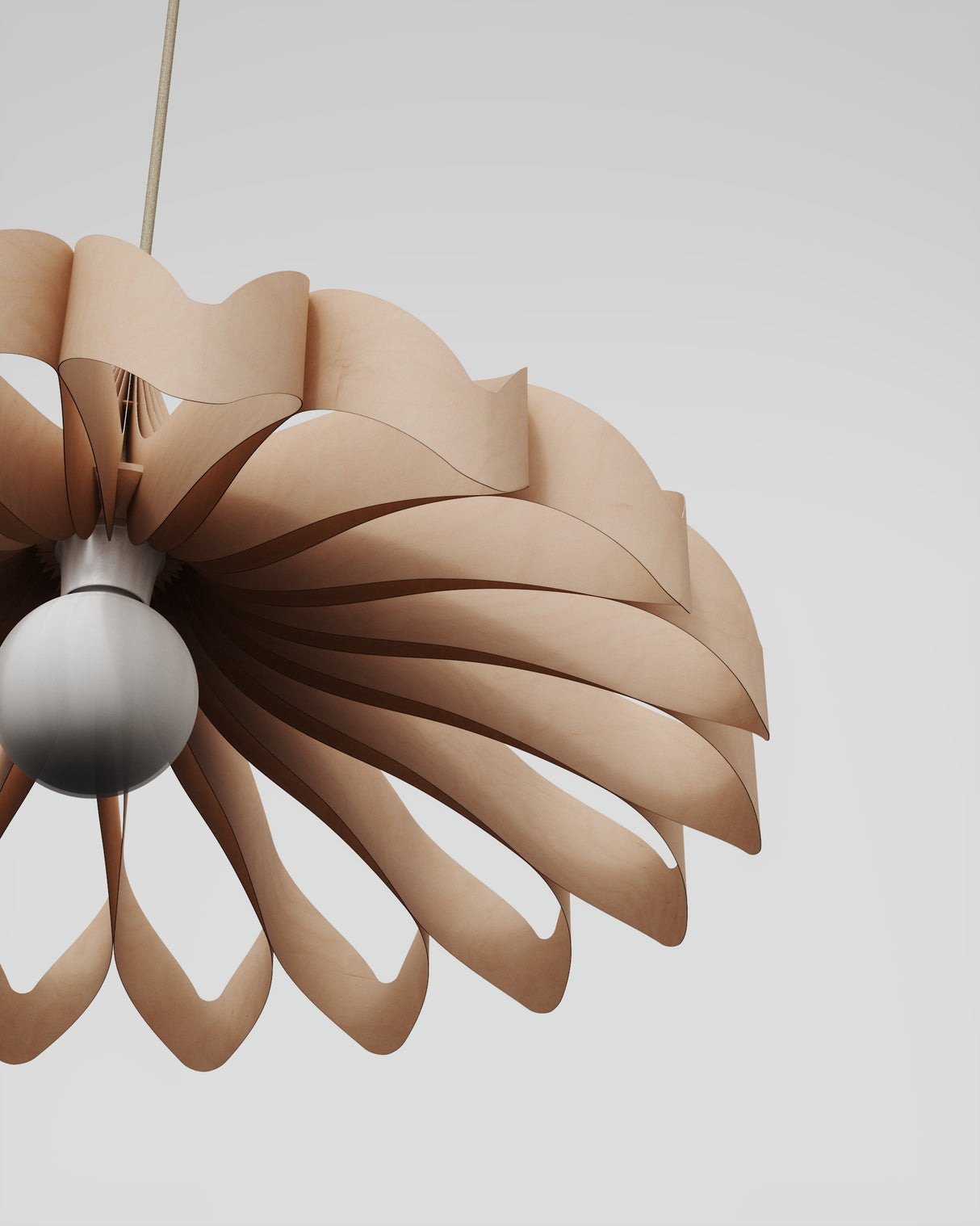 Pilke Daisy Large Pendant Birch