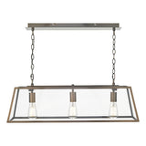 Dar Academy 3 Light Bar Pendant Antique Copper –  from Amos Lighting + Home