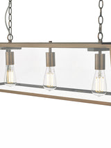 Dar Academy 3 Light Bar Pendant Antique Copper –  from Amos Lighting + Home