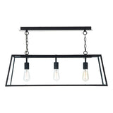 Dar Academy 3 Light Bar Pendant Black –  from Amos Lighting + Home