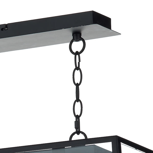 Dar Academy 3 Light Bar Pendant Black Amos Lighting Home