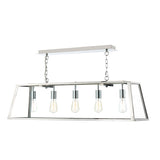 Dar Academy 5 Light Bar Pendant Stainless Steel –  from Amos Lighting + Home