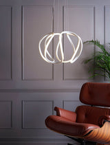 Dar Alonsa Led Pendant White Small –  from Amos Lighting + Home