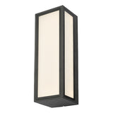 Dar Arham LED Outdoor Wall Light Matt Grey –  from Amos Lighting + Home