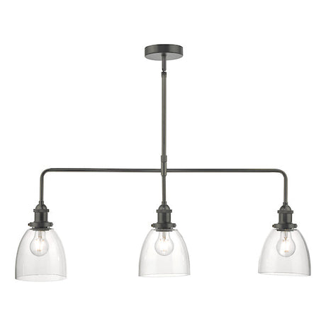 Dar Arvin 3 Light Bar Pendant Antique Chrome –  from Amos Lighting + Home