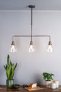 Dar Arvin 3 Light Bar Pendant Antique Chrome –  from Amos Lighting + Home