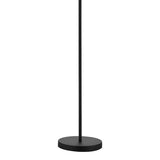 Dar Ashworth Floor Lamp Black & Polished Chrome –  from Amos Lighting + Home