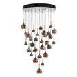 Dar Aurelia 30 Light Cluster Pendant In Copper & Bronze 3M Drop –  from Amos Lighting + Home