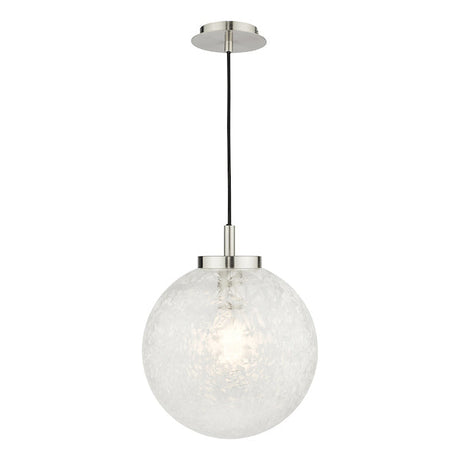 Dar Avari Pendant Satin Nickel & Frosted Glass –  from Amos Lighting + Home