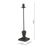 Dar Bessa Table Lamp Black with Shade –  from Amos Lighting + Home