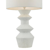 Dar Bidelia Table Lamp Matt White With Shade –  from Amos Lighting + Home