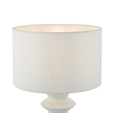 Dar Bidelia Table Lamp Matt White With Shade –  from Amos Lighting + Home