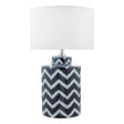 Dar Caelan Table Lamp Base Blue & White –  from Amos Lighting + Home