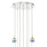 Dar Cesario 12 Light Cluster Pendant Multi Coloured –  from Amos Lighting + Home