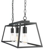 Dar Claudia 3 Light Bar Pendant Matt Black –  from Amos Lighting + Home