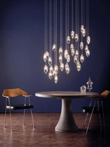 Dar Crystal 12 Light Cluster Pendant